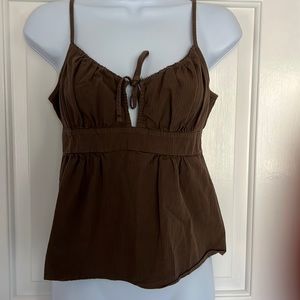 Brandy Melville Rowan Top Brown